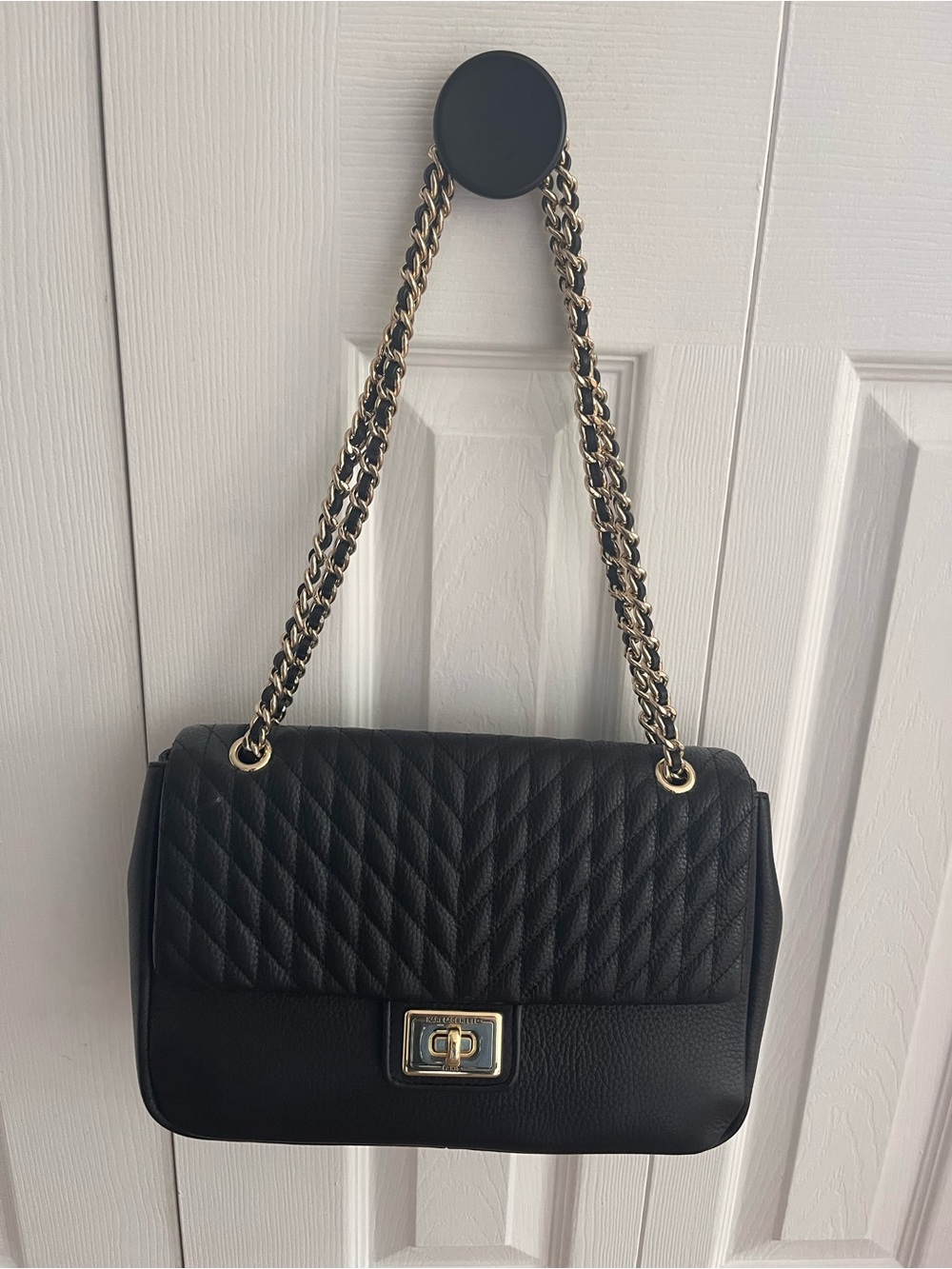 KARL LAGERFELD quilted handbag.